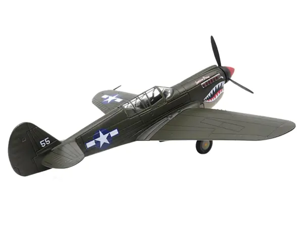 Curtiss P-40N Warhawk Fighter Aircraft "American Dream National Warplane Museum" United States Army Air Forces 1/72 Diecast Model by Militaria Die Cast #3