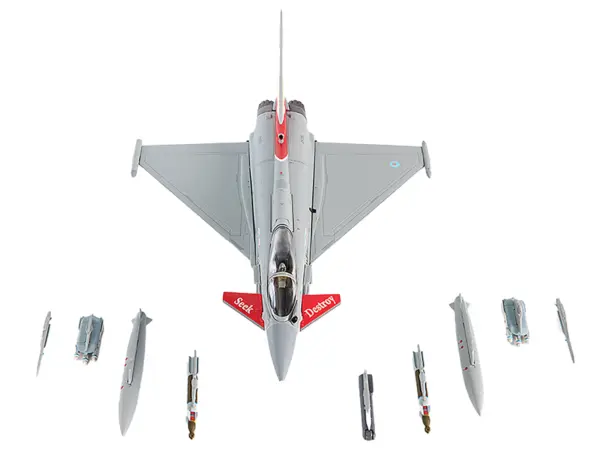 Eurofighter Typhoon FGR4 EF-2000 Aircraft "No.41(R) Squadron 100th Anniversary" (2016) British Royal Air Force 1/72 Diecast Model by JC Wings #2