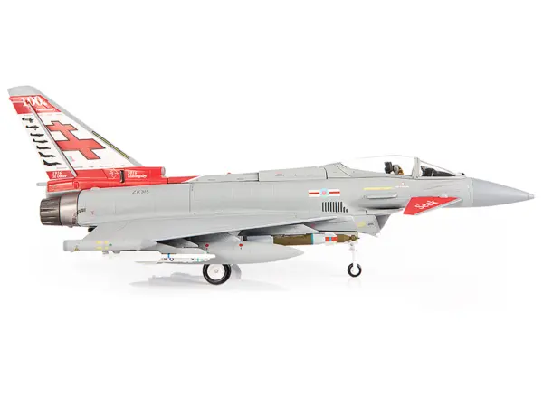 Eurofighter Typhoon FGR4 EF-2000 Aircraft "No.41(R) Squadron 100th Anniversary" (2016) British Royal Air Force 1/72 Diecast Model by JC Wings #4