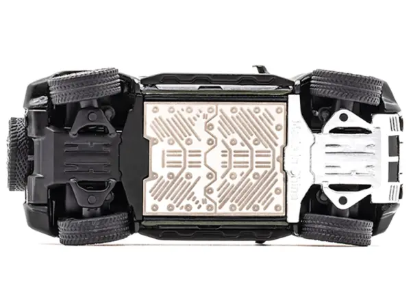 2023 GMC Hummer EV SUV Green Metallic with Black Top 1/64 Diecast Model Car by GCD #3