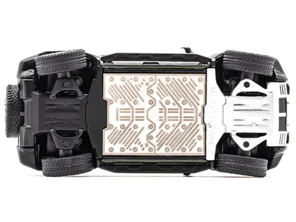 2023 GMC Hummer EV SUV Blue Metallic with Black Top 1/64 Diecast Model Car by GCD #2