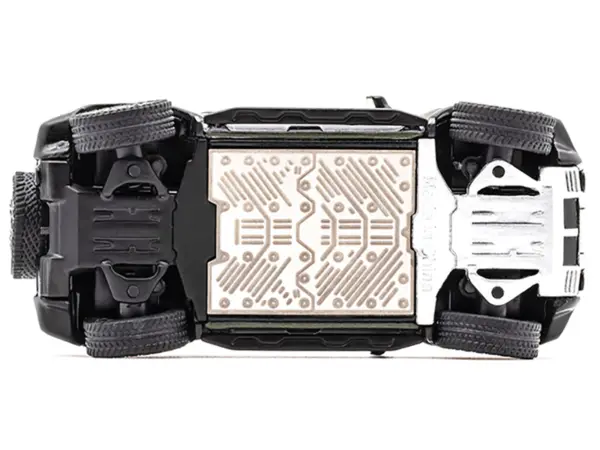 2023 GMC Hummer EV SUV White with Black Top 1/64 Diecast Model Car by GCD #3