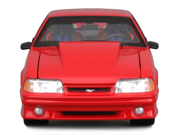 1993 Ford Mustang SVT Cobra Red "Classic Muscle" "Maisto Design" Series 1/24 Diecast Model Car by Maisto #4