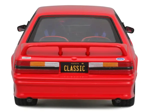 1993 Ford Mustang SVT Cobra Red "Classic Muscle" "Maisto Design" Series 1/24 Diecast Model Car by Maisto #5