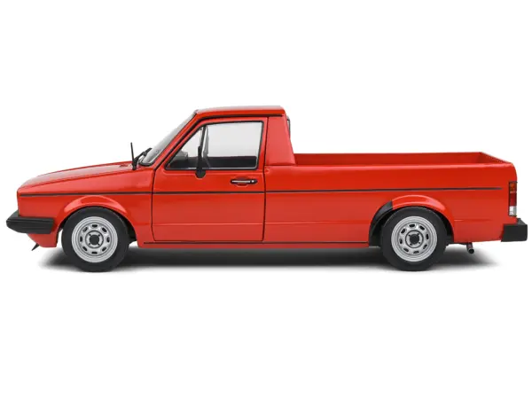1983 Volkswagen Caddy MK 1 Pickup Truck Mars Red 1/18 Diecast Model Car by Solido #3