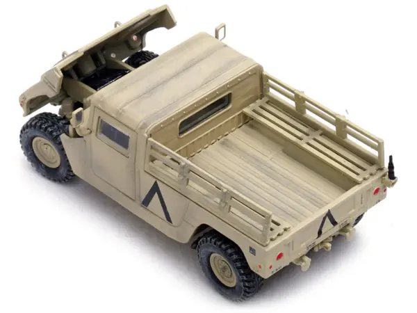 M998 HMMWV "1st Battalion 37th Armored Regiment 3rd Combat Brigade 1st Armored Division Gulf War Iraq" (1991) United States Army "Military Miniature" Series 1/64 Diecast Model by Panzerkampf #3