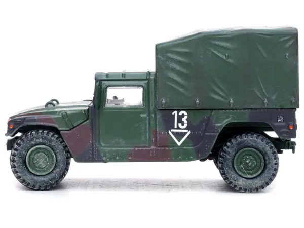 M998 HMMWV "2nd Battalion 3rd Field Artillery Regiment 1st Armored Division Stationed in Germany" (1999) United States Army "Military Miniature" Series 1/64 Diecast Model by Panzerkampf #3