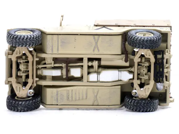 M998 HMMWV "1st Battalion 37th Armored Regiment 3rd Combat Brigade 1st Armored Division Gulf War Iraq" (1991) United States Army "Military Miniature" Series 1/64 Diecast Model by Panzerkampf #5