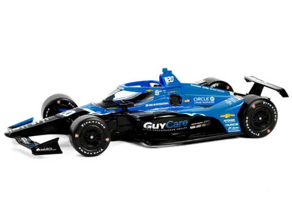 Dallara IndyCar #20 Ed Carpenter "Guy Care" Ed Carpenter Racing "NTT IndyCar Series" (2024) 1/18 Diecast Model Car by Greenlight #2