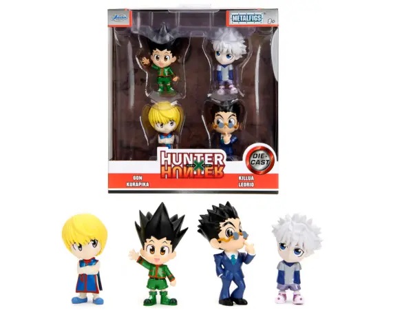 Set of 4 Diecast Figures "Hunter × Hunter" (2011-2014) TV Series "Metalfigs" Series Diecast Models by Jada #1