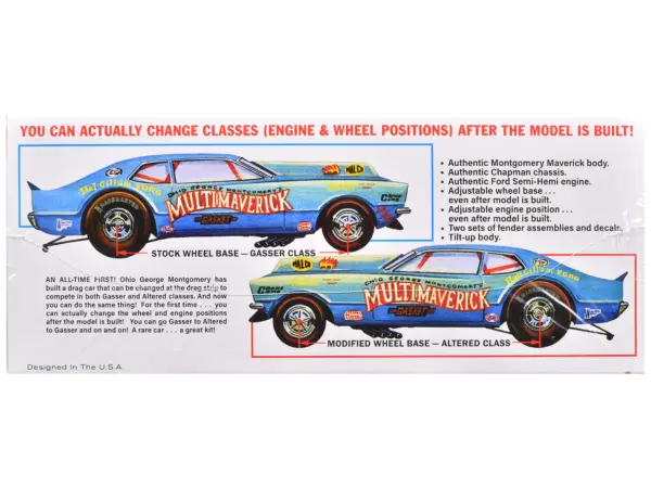 Skill 2 Model Kit "Ohio" George Montgomery's Multi Maverick Funny Car 1/25 Scale Model by MPC #2