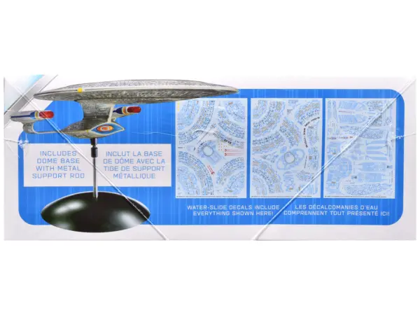 Skill 2 Model Kit U.S.S. Enterprise NCC-1701-D Space Ship "Star Trek: The Next Generation" (1987) TV Series 1/2500 Scale Model by AMT #3