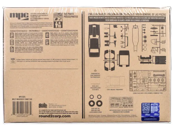 Skill 2 Model Kit "Ohio" George Montgomery's Multi Maverick Funny Car 1/25 Scale Model by MPC #4