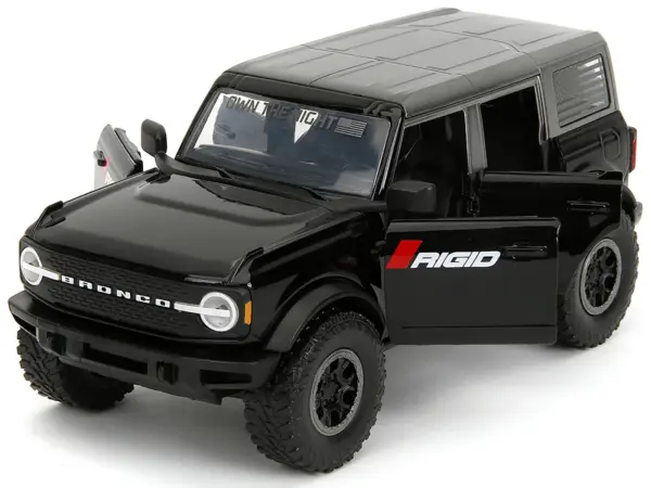 2021 Ford Bronco Badlands Black "Rigid" with Extra Wheels "Just Trucks" Series 1/24 Diecast Model Car by Jada #3