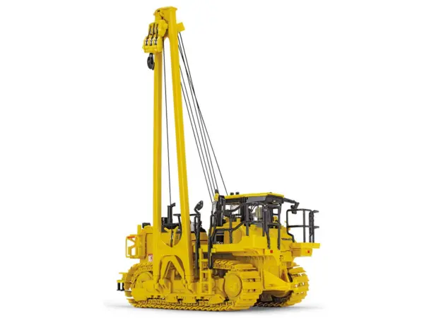 Komatsu D155CX-8 With K170 Pipelayer Yellow with Accessories 1/50 Diecast Model by First Gear #4