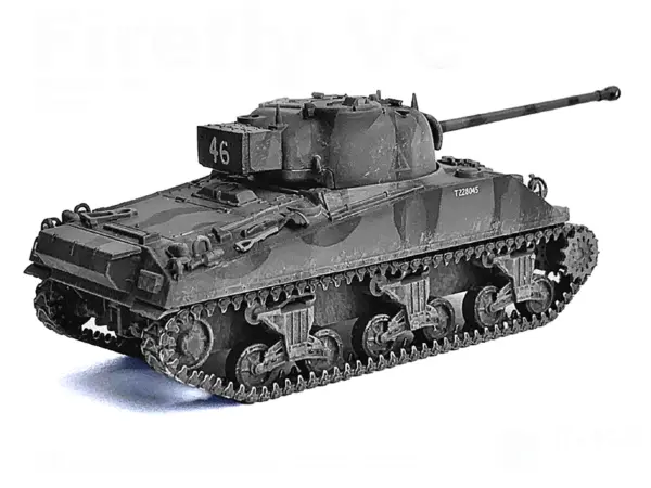 British Sherman Firefly VC Tank "4th/7th Royal Dragoon Guard 8th Armoured Brigade France" (1944) "NEO Dragon Armor" Series 1/72 Plastic Model by Dragon Models #4
