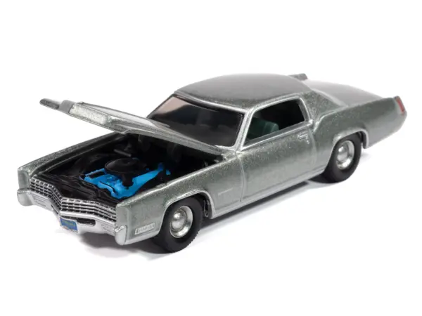 1967 Cadillac Eldorado Crystal Firemist Metallic with Green Interior "Luxury Cruisers" Series 1/64 Diecast Model Car by Auto World #3