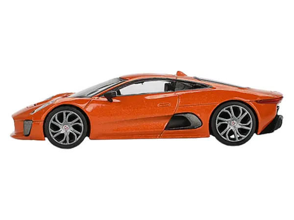 Jaguar C-X75 Orange Metallic 007 James Bond "Spectre" (2015) Movie Limited Edition 1/64 Diecast Model Car by Mini GT #2