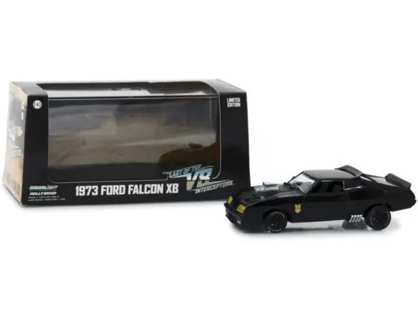 1973 Ford Falcon XB Black "Last of the V8 Interceptors" (1979) Movie 1/43 Diecast Model Car  by Greenlight #2