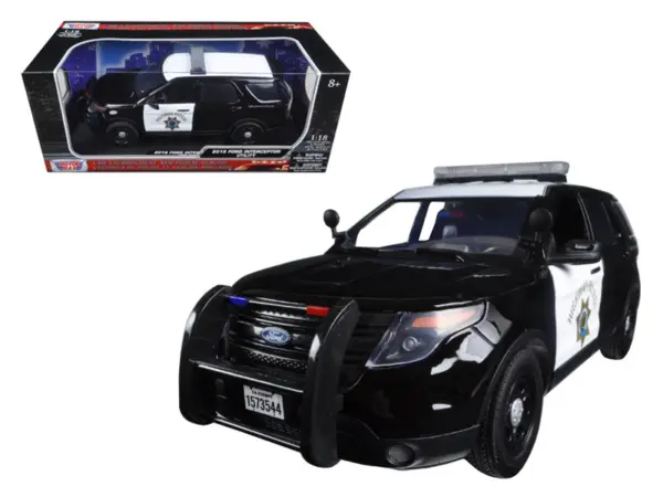 2015 Ford PI Utility Interceptor CHP California Highway Patrol 1/18 Diecast Model Car by Motormax #1