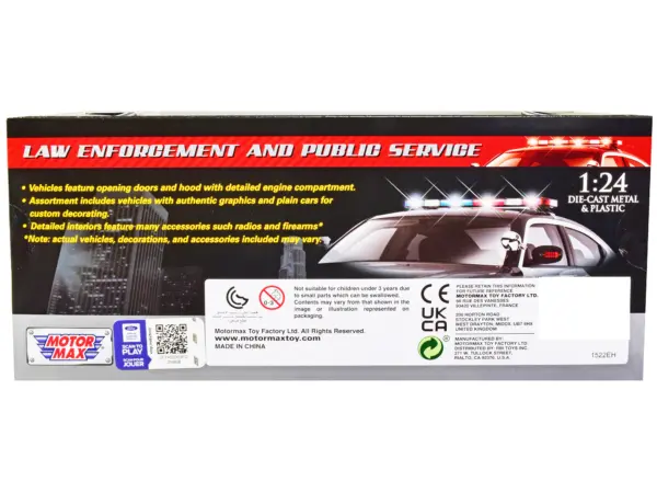 2015 Ford PI Utility Interceptor CHP California Highway Patrol 1/18 Diecast Model Car by Motormax #3