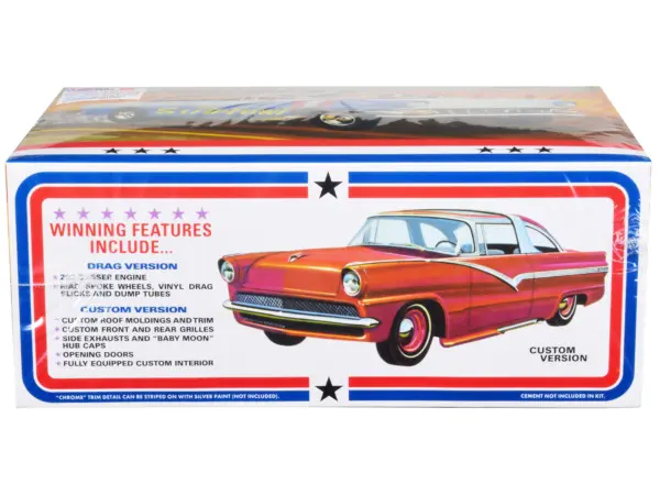 Skill 2 Model Kit 1956 Ford Victoria Hardtop 3 in 1 Kit 1/25 Scale Model by AMT #2