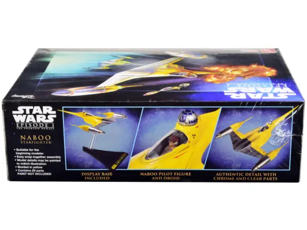 Skill 2 Model Kit Naboo Starfighter Spaceship "Star Wars: Episode I - The Phantom Menace" (1999) Movie 1/48 Scale Model by AMT #2