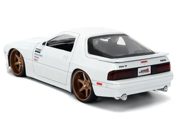 1985 Mazda RX-7 White "JDM Tuners" Series 1/24 Diecast Model Car by Jada #5