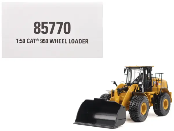CAT Caterpillar 950 Wheel Loader Yellow "High Line" Series 1/50 Diecast Model by Diecast Masters #1