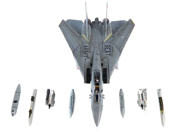 Grumman F-14D Tomcat Fighter Aircraft "VF-2 Bounty Hunters NE106" (2002) United States Navy 1/72 Diecast Model by JC Wings #5