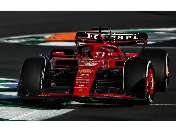 Ferrari SF-24 #16 Charles Leclerc 3rd Place Formula One F1 "Saudi Arabia GP" (2024) with Acrylic Display Case 1/18 Model Car by LookSmart #2