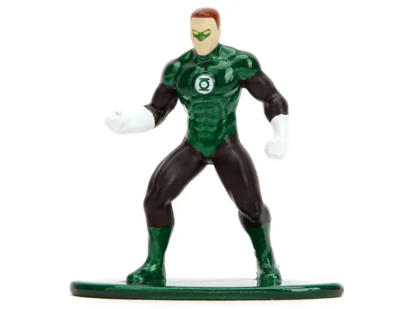 1952 Chevrolet COE Pickup Truck Green Metallic and Black and Green Lantern Diecast Figure "DC Comics" "Hollywood Rides" Series 1/32 Diecast Model Car by Jada #5