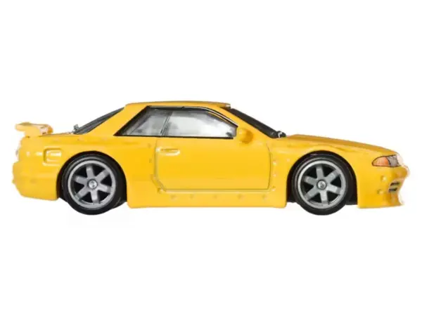 Nissan Skyline GT-R (R32) Pandem RHD (Right Hand Drive) Yellow "Ronin Run II" Series Diecast Model Car by Hot Wheels #2