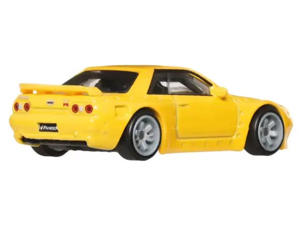Nissan Skyline GT-R (R32) Pandem RHD (Right Hand Drive) Yellow "Ronin Run II" Series Diecast Model Car by Hot Wheels #3
