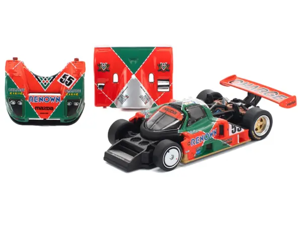 Mazda 787B #55 Johnny Herbert - Volker Weidler - Bertrand Gachot "Mazdaspeed" Winner "24 Hours of Le Mans" (1991) 1/64 Diecast Model Car by Pop Race #3