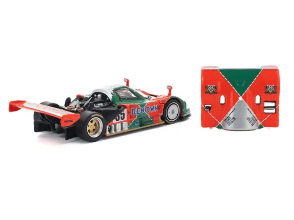 Mazda 787B #55 Johnny Herbert - Volker Weidler - Bertrand Gachot "Mazdaspeed" Winner "24 Hours of Le Mans" (1991) 1/64 Diecast Model Car by Pop Race #4