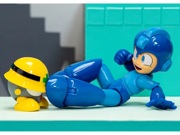 Mega Man 4.5" Moveable Figure (Deluxe Version) with Accessories and Alternate Head and Hands "Mega Man" (1987) Video Game Model by Jada #5