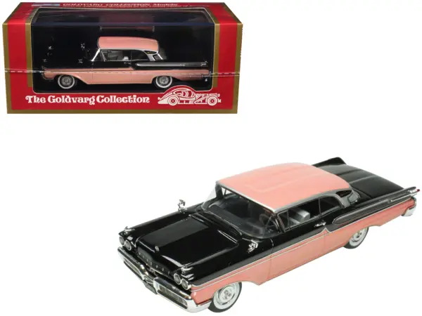 1958 Mercury Park Lane Shadow Rose and Black Limited Edition to 200 pieces Worldwide 1/43 Model Car by Goldvarg Collection #1