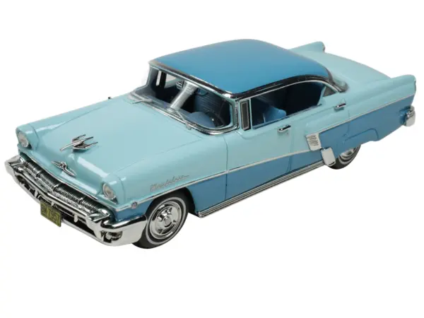 1956 Mercury Montclair Phaeton Lauderdale Blue and Niagara Blue with Blue Interior Limited Edition to 200 pieces Worldwide 1/43 Model Car by Goldvarg Collection #2