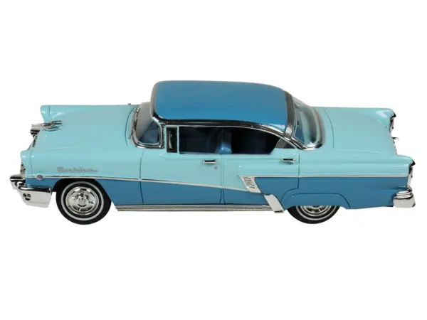 1956 Mercury Montclair Phaeton Lauderdale Blue and Niagara Blue with Blue Interior Limited Edition to 200 pieces Worldwide 1/43 Model Car by Goldvarg Collection #4
