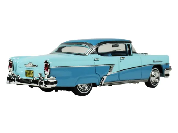 1956 Mercury Montclair Phaeton Lauderdale Blue and Niagara Blue with Blue Interior Limited Edition to 200 pieces Worldwide 1/43 Model Car by Goldvarg Collection #5