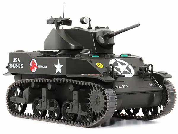 M5A1 Light Tank #16 "Destruction" "U.S.A. 37th Tank Battalion France September 1944" 1/43 Diecast Model by AFVs of WWII #2