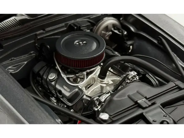 1968 Pontiac Firebird Street Fighter "Silver Bird" Gun Metal Gray Metallic Limited Edition to 400 pieces Worldwide 1/18 Diecast Model Car by ACME #2