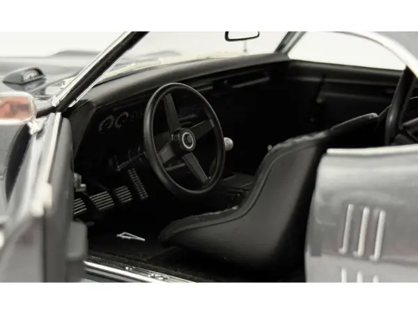 1968 Pontiac Firebird Street Fighter "Silver Bird" Gun Metal Gray Metallic Limited Edition to 400 pieces Worldwide 1/18 Diecast Model Car by ACME #3