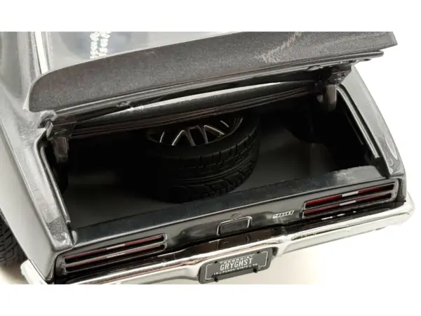 1968 Pontiac Firebird Street Fighter "Silver Bird" Gun Metal Gray Metallic Limited Edition to 400 pieces Worldwide 1/18 Diecast Model Car by ACME #4