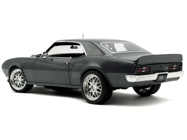 1968 Pontiac Firebird Street Fighter "Silver Bird" Gun Metal Gray Metallic Limited Edition to 400 pieces Worldwide 1/18 Diecast Model Car by ACME #5