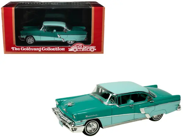 1956 Mercury Montclair Phaeton Heather Green and Verona Green with Green Interior Limited Edition to 200 pieces Worldwide 1/43 Model Car by Goldvarg Collection #1