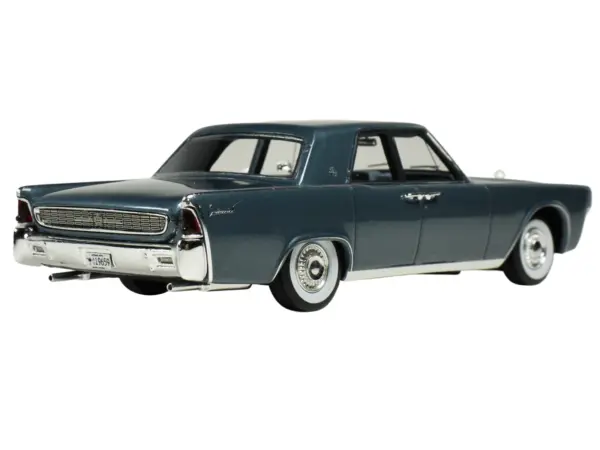 1962 Lincoln Continental Oxford Gray Metallic with Blue Interior Limited Edition to 200 pieces Worldwide 1/43 Model Car by Goldvarg Collection #3