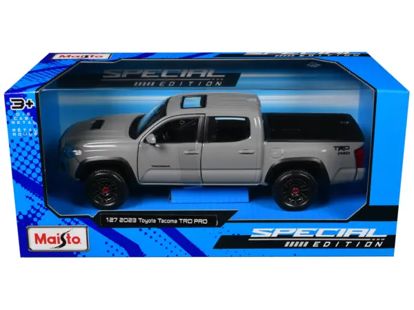 2023 Toyota Tacoma TRD PRO Pickup Truck Gray with Sunroof "Special Edition" Series 1/27 Diecast Model Car by Maisto #1