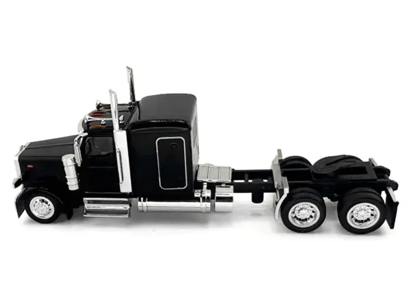 Peterbilt 589 Truck with 72 Inch Sleeper Black 1/87 (HO) Plastic Model Car by HO Logistics #2